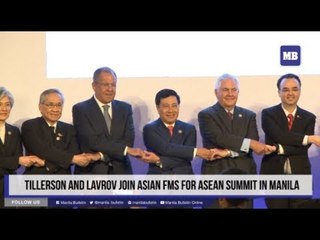 Tillerson and Lavrov join Asian FMs for summit in Manila
