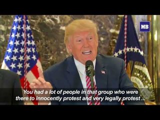 Trump on Charlottesville violence: 'Blame on both sides'