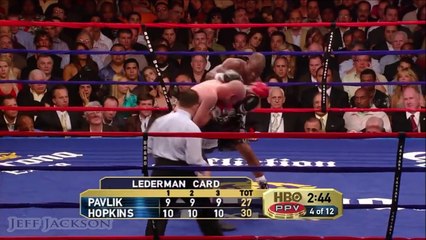 Bernard Hopkins vs Kelly Pavlik Highlights (Hopkins SCHOOLS Pavlik)