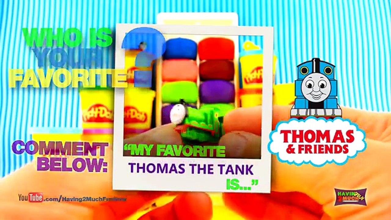 Thomas The Tank Engine Play Doh Surprise Toys with Trash Pack The Smurfs Polly Pocket Disn