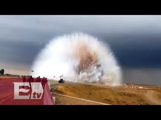 Impactantes imágenes de la poderosa explosión de coche bomba en Irak / Vianey Esquinca