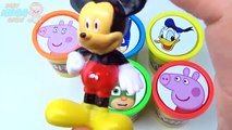 Enfants argile les couleurs pour Apprendre masques souris porc jouer empilage jouets Сups doh mickey peppa pj