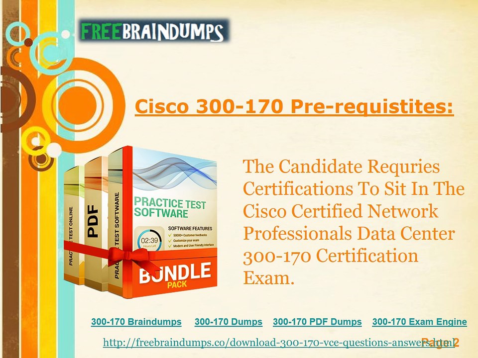 Get Real Exam Question And Answers For Cisco 300-170