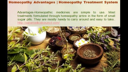 Homeopathy Advantages  Homeopathy Treatment System