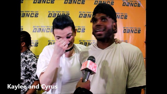 So You Think You Can Dance 14 Top 9 Interviews - Kaylee and Cyrus