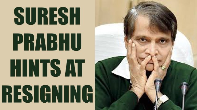 Railway Minister Suresh Prabhu hints at resigning after derailment tragedies | Oneindia News