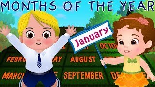 Months of the Year Song - January, February, March - Original Nursery Rhymes for Kids by Fun Tv