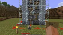Fast Minecraft piston elevator