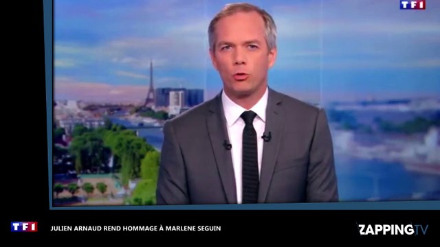 Mort de la journaliste Marlène Seguin : Julien Arnaud, au bord des larmes, lui rend hommage dans son JT (vidéo)