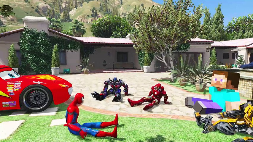 Orumcek Adam Simsek Mcqueen Ve Hulk Motor Yarisi Cizgi Film