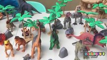 Jurásico Nuevo parque planeta juego Torre juguetes tirano saurio Rex Animal mega vs d-rex unboxing wd