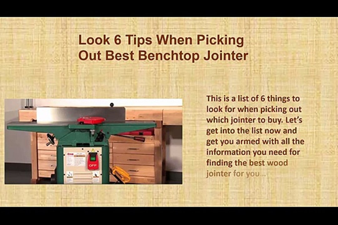 Porter cable Benchtop Jointer