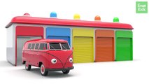 Autobuses coches Niños colores para Niños aprendizaje niños pequeños juguete con Mini evanidos transp