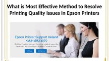 What is Most Effective Method to Resolve Printing