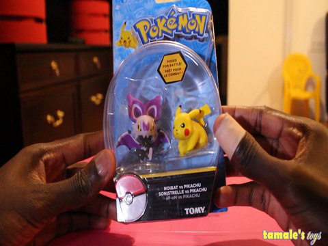 NOIBAT VS PIKACHU POKEMON FIGURES UNBOXING POSED FOR BATTLE CARTOON NETWORK TOMY Toys BABY Videos