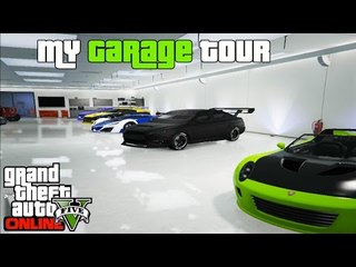 GTA 5 ONLINE :  MY GARAGE TOUR