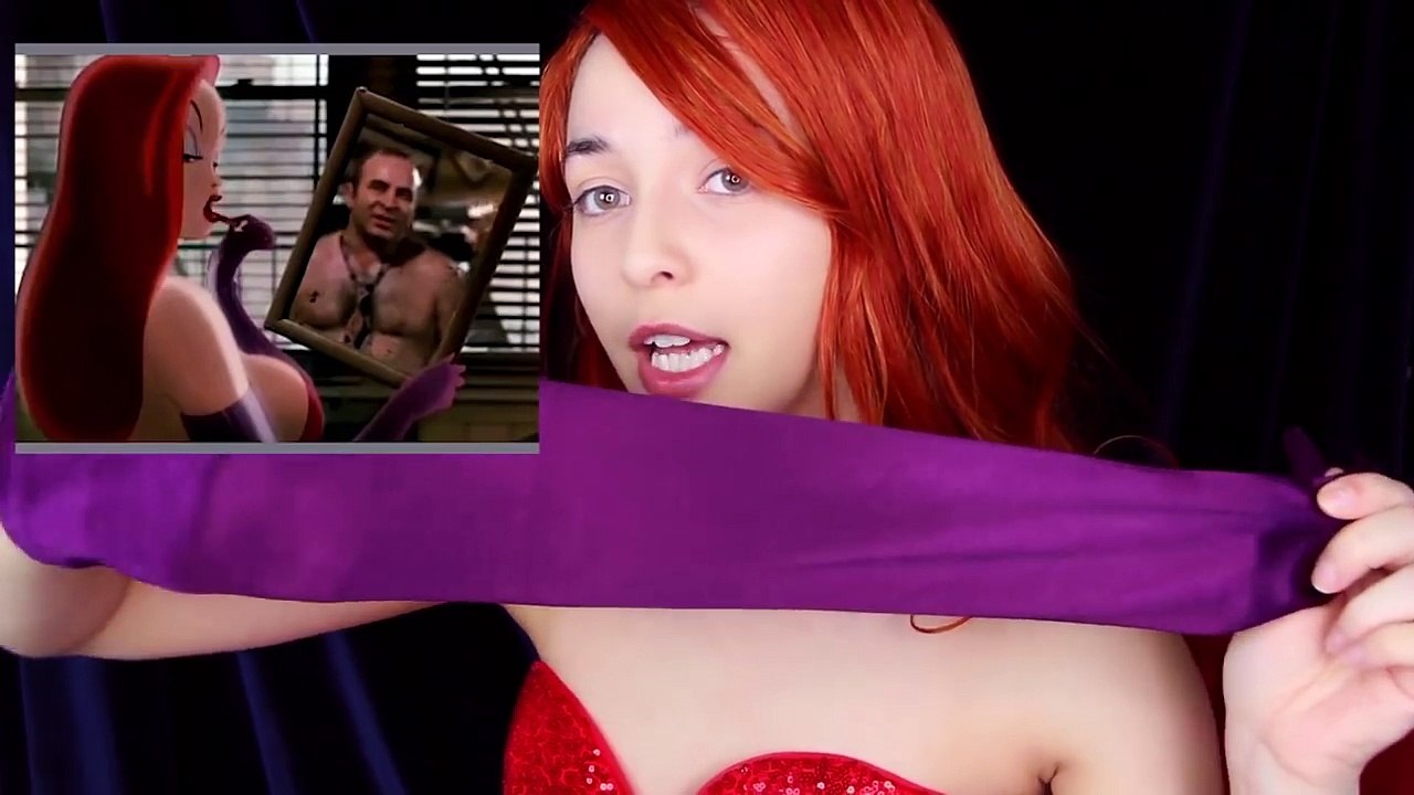 Jessica Rabbit Transformation Makeup Tutorial
