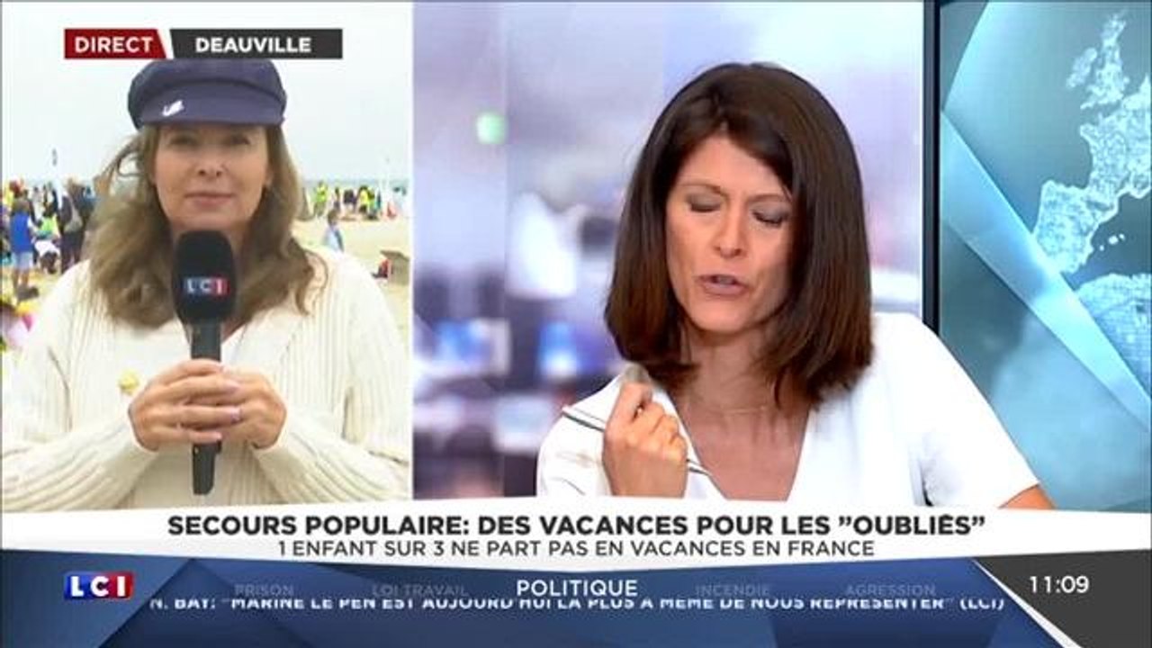 En direct sur LCI, Valérie Trierweiler refuse de parler de François Hollande