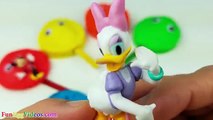Learn Teach Colors Play Doh Lollipop Ice Cream Surprise Toys Kids Toy Fun Children Mickey