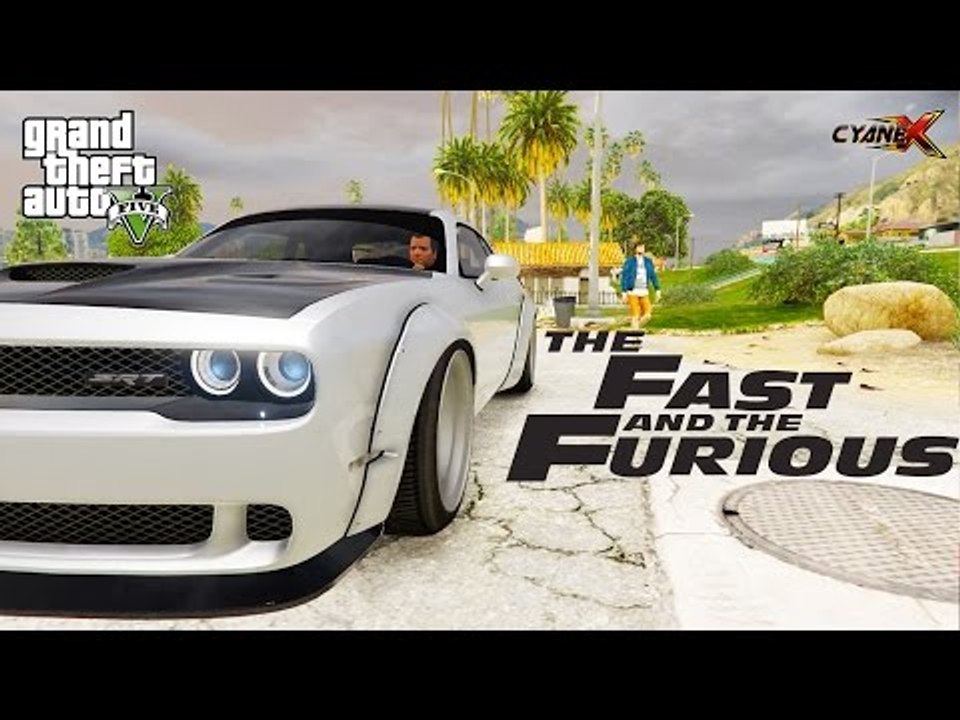 ► GTA 5 REDUX - Dodge Challenger Hellcat Showcase (Fast & Furious 8 Car)