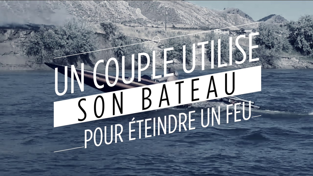 Canada : ils éteignent un feu grâce à leur bateau