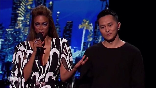 Mel B Throws Water On Simon Cowell, Storms Off Stage During Live 'America's Got Talent'