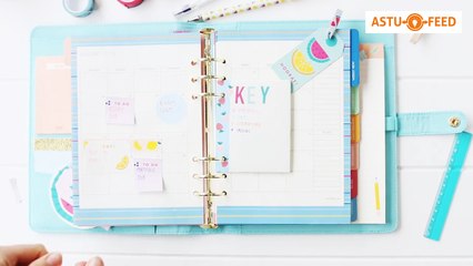 Fabriquez un joli planner !