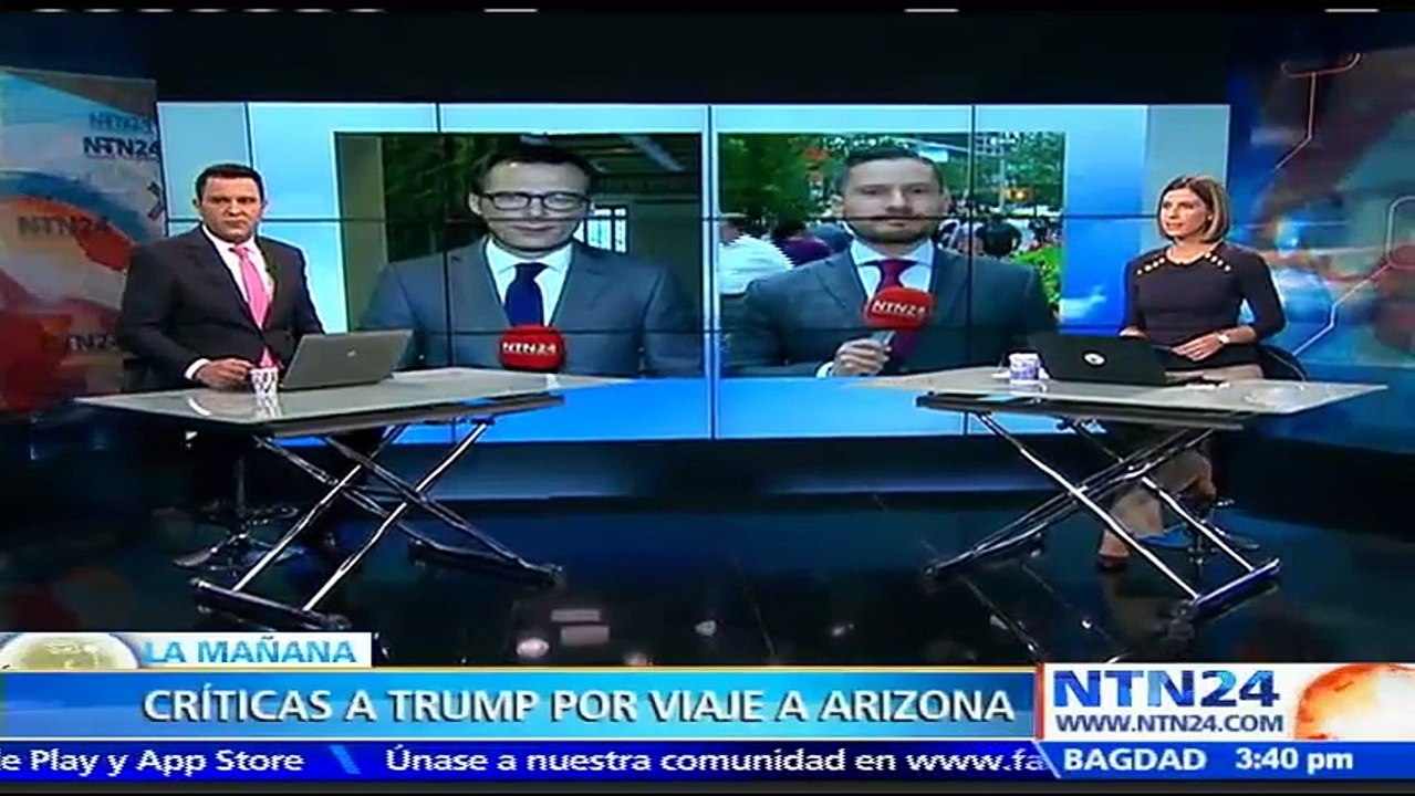 Organizaciones de apoyo a la inmigración critican al presidente Donald Trump tras su visita a Arizona