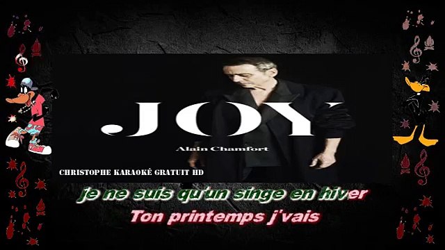 Alain chamfort - Joy KARAOKE / INSTRUMENTAL