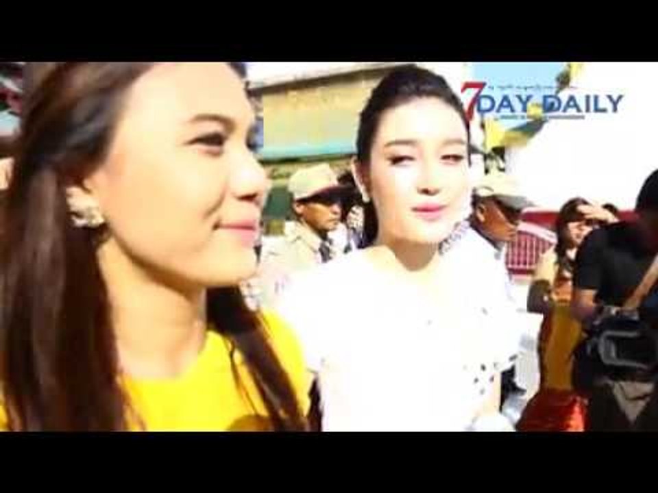 ေရႊတိဂံုေစတီေတာ္သို႔ လာေရာက္ဖူးေျမာ္ခဲ့သည့္ ဗီယက္နမ္ မင္းသမီး ငုယင္ထရန္ဟုရန္ေမ
