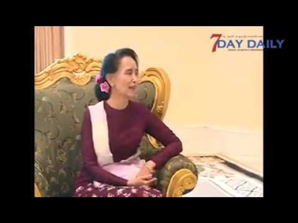 သမၼတဦးသိန္းစိန္ႏွင့္ အမ်ိဳးသားဒီမိုကေရစီအဖြဲ႔ခ်ဳပ္ပါတီဥကၠဌ ေဒၚေအာင္ဆန္းစုၾကည္ ေတြ႔ဆံုေဆြးေႏြးပြဲ