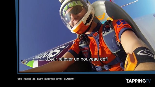 Éjectée d’un planeur, elle réalise le plus beau saut en parachute de sa carrière ! (Vidéo)