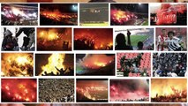 THEY SET THE STADIUM ON FIRE IN BELGRADE SERBIA