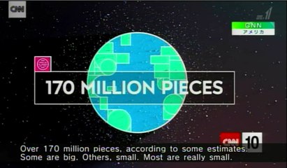 宇宙ゴミ：1億7000万個のリスク除去（ASTROSCALE会社が挑戦中）