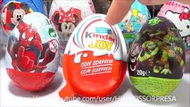 Huevos sorpresa en español minions, las tortugas ninja y huevo kinder joy sorpresas y jugu