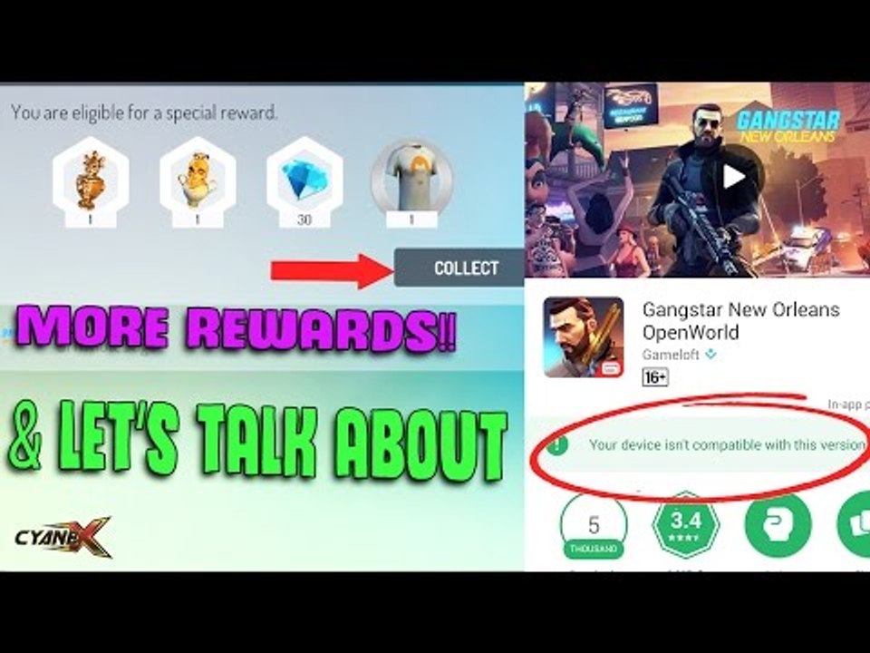 PRE-REGISTRATION REWARDS & ANDROID INCOMPATIBILITY ISSUES | Gangstar New Orleans #16