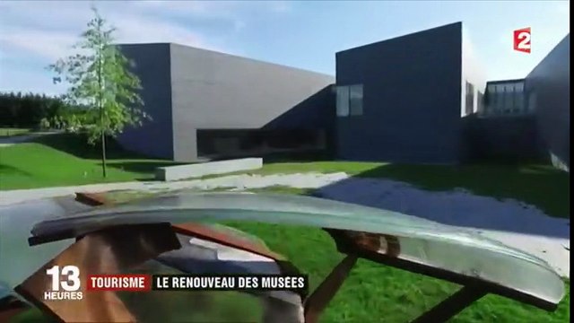 Le musée du verre de Sars-Poteries au JT de 13 heures de France 2 (23 août 2017)