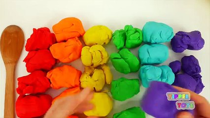 Crème bricolage géant de la glace sucette jouer pâte à modeler sucettes glacées arc en ciel langue Doh 6 playdough