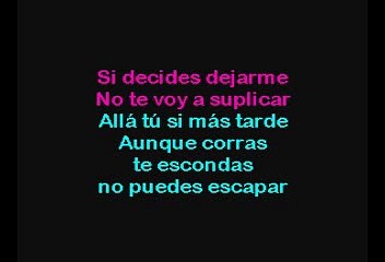 Escape (Spanish) -  Enrique Iglesias (Karaoke)