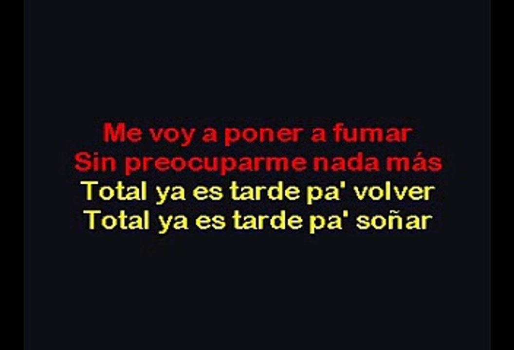 Para No Verte Mas - La Mosca Tse Tse (Karaoke con voz guía)