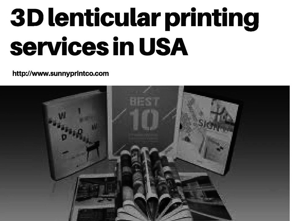 3D lenticular printing services in USA