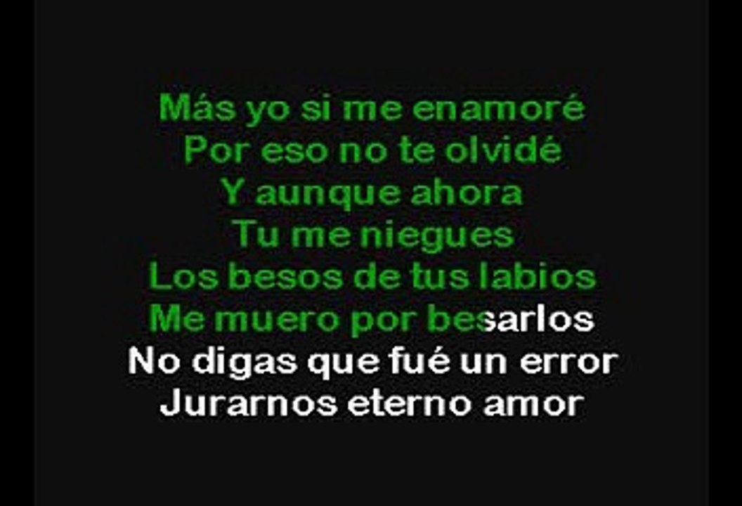 Huey Dunbar - Yo Si Me Enamore (Karaoke con voz guía)