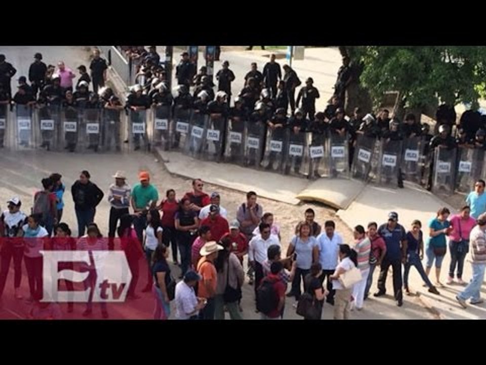 Casi tres mil maestros a evaluación docente en Oaxaca /  Ingrid Barrera