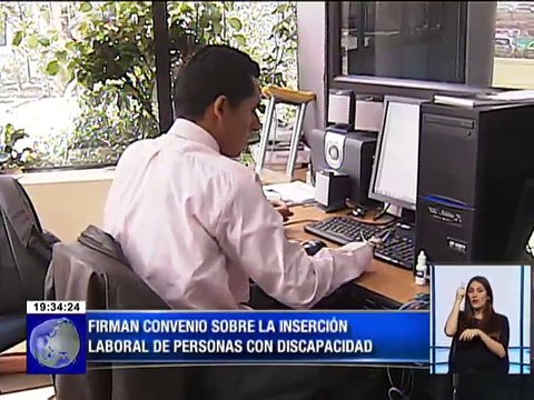 Convenio de Inserción Laboral fue firmado por Ministerio de Trabajo y el CONADIS