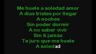 Me Huele A Soledad - MDO (Karaoke)