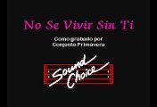 No Se Vivir Sin Ti - Conjunto Primavera (Karaoke)