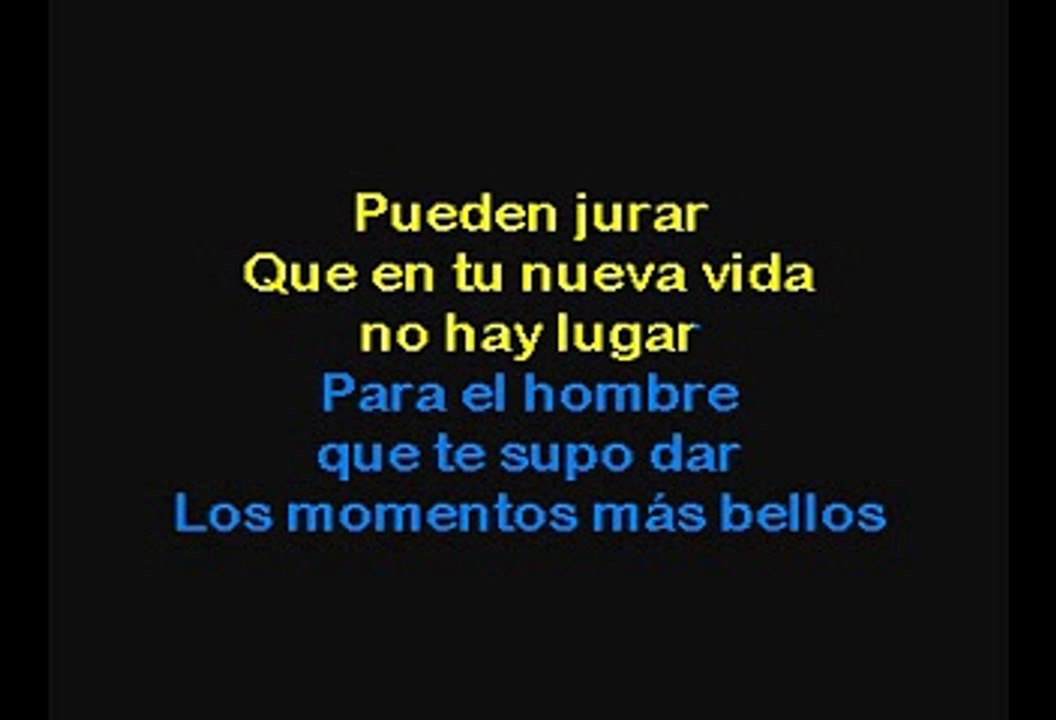 Pueden Decir - Gilberto Santa Rosa (Karaoke)