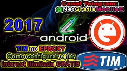 2017 TIM Eproxy como configurar INTERNET ILIMITADA [aula demonstrativa] JA