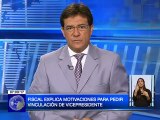 Fiscal explica motivaciones para pedir vinculación de Vicepresidente