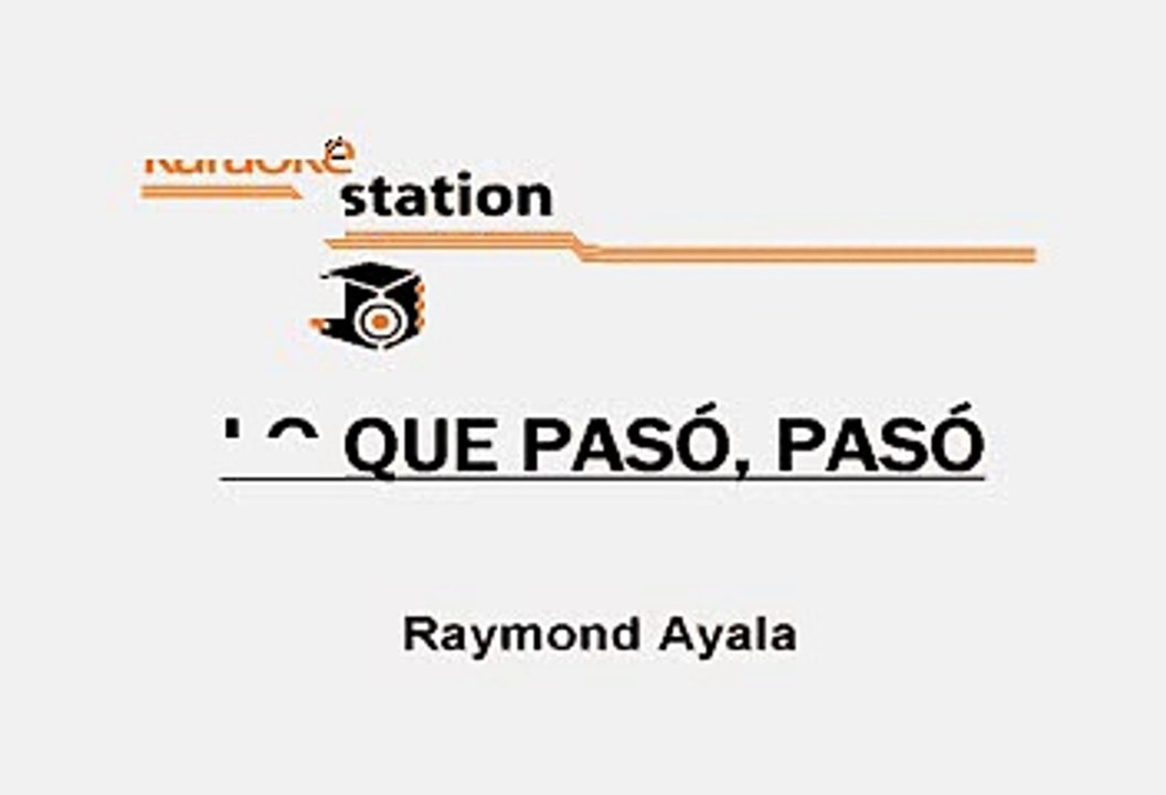 Daddy Yankee - Lo que paso, paso (Karaoke)